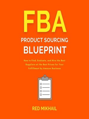 cover image of FBA Product Sourcing Blueprint